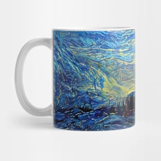 Fallout Power Armor Starry Night Mug